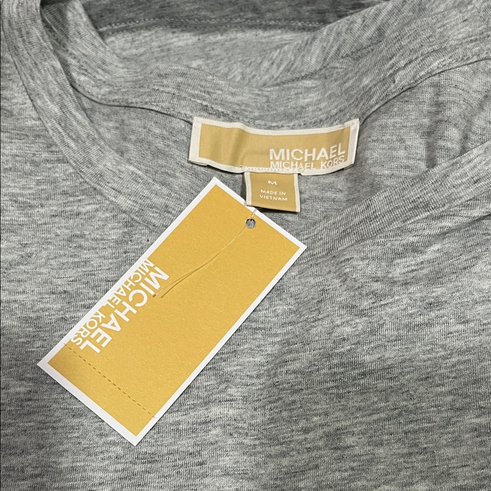 Michael Kors Light Gray Short Sleeve Tee